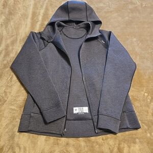 SODO Charcoal Gray Medium Full-Zip Hooded Jacket